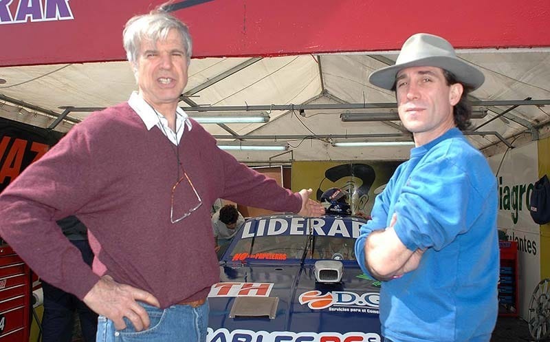 Silva junto a Oscar Castellano