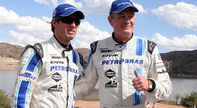 Pechito y Reid formaron en el 2008 el binomio ganador de los 200 Km de Buenos Aires en TC 2000.Lopez 