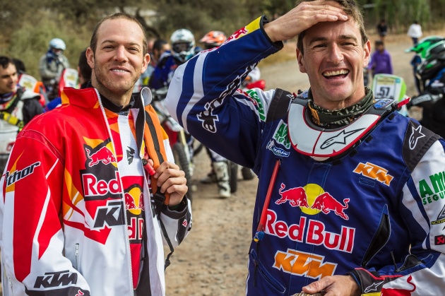 El recordado Kurt Caselli y Marc Coma fueron rivales en la edición 2013 del Desafio Ruta 40 que terminó con triunfo del estadounidense.