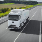 Mercedes-Benz Trucks feiert Weltpremiere des batterieelektrischen Fernverkehrs-Lkw eActros 600Mercedes-Benz Trucks celebrates world premiere of the battery electric long-haul truck eActros 600