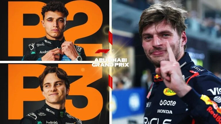 Abu Dhabi Max Verstappen logra la pole pero Norris aun tiene el titulo x