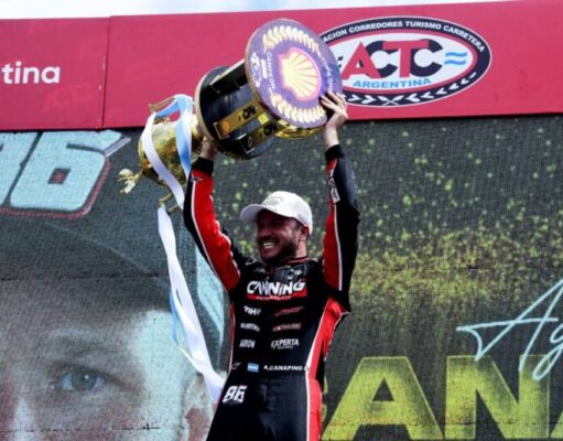 CON «AYUDAS DE WERNER Y GIANINI, CANAPINO ALCANZÓ LA INÉDITA TRIPLE CORONA «