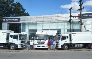 Tres camiones Dongfeng Captain D 1830 C entran en acción