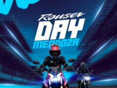 Bajaj en Mendoza con el Rouser Day