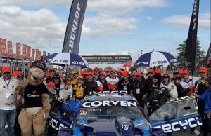 Urcera, nuevo puntero del campeonato de TC, uno de los embajadores de Grupo Corven