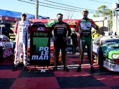 TC EN EL TEMPLO, AGUIRRE Y CANAPINO CORREN. EN ARRECIFES SE VEN Y CAMBIAN DE VEREDA