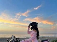 La Pantera Rosa va en moto