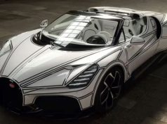 Extravagancia y lujo al poder. Un Bugatti hiperdeportivo de porcelana, casi da miedo tocarlo